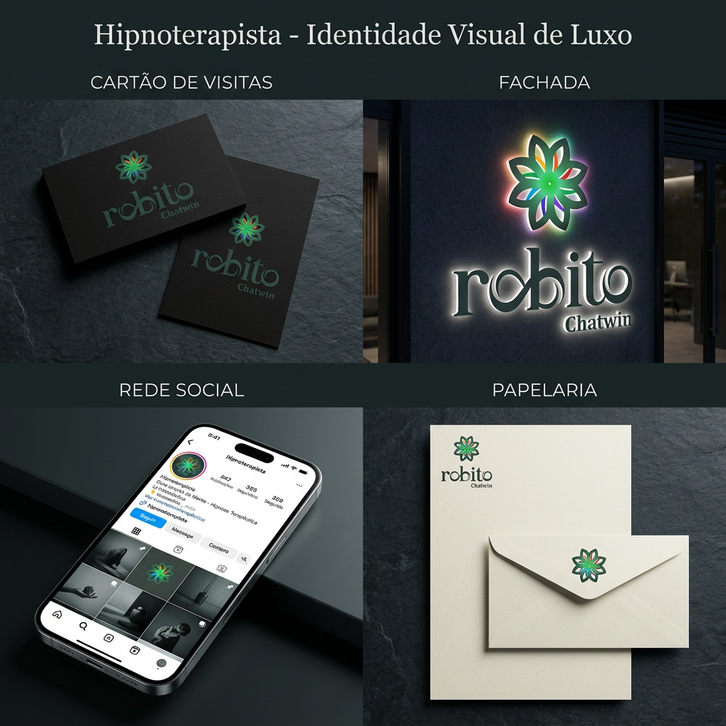 Identidade visual e site do projeto Robito Chatwin